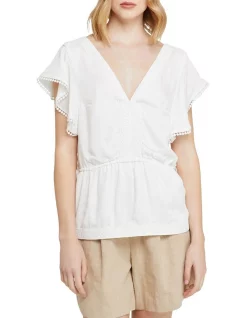 New 🤩 Oxford Bianka Lace Trim Top 🌟