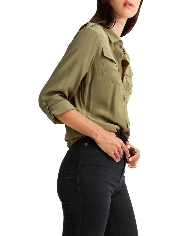 Budget π€© Belle & Bloom Eclipse Rolled Sleeve Blouse π - Image 2