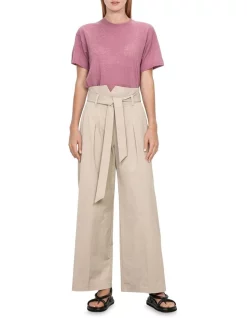 Cheap β€οΈ Veronika Maine Sheer Knitted T-Shirt In Purple β