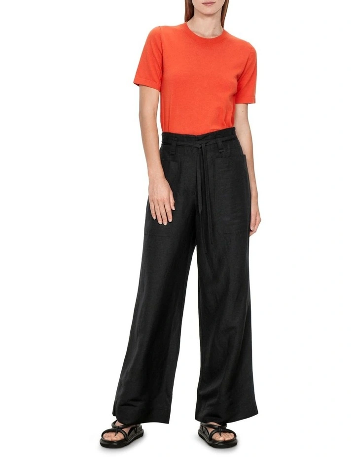 Flash Sale β¨ Veronika Maine Short Sleeve Knitted Tee In Sangria π