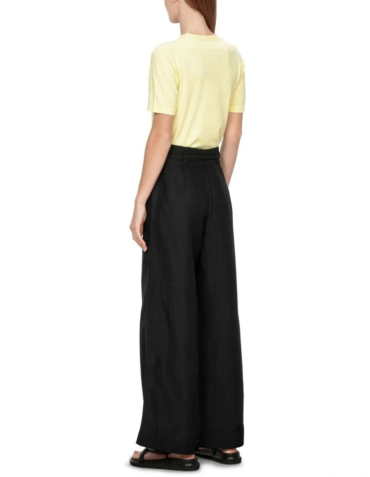 Wholesale π Veronika Maine Short Sleeve Knitted Tee In Lemon β - Image 2