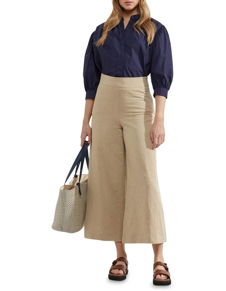 Best deal π Oxford Iris Cotton Poplin Blouse In Navy π€© - Image 5