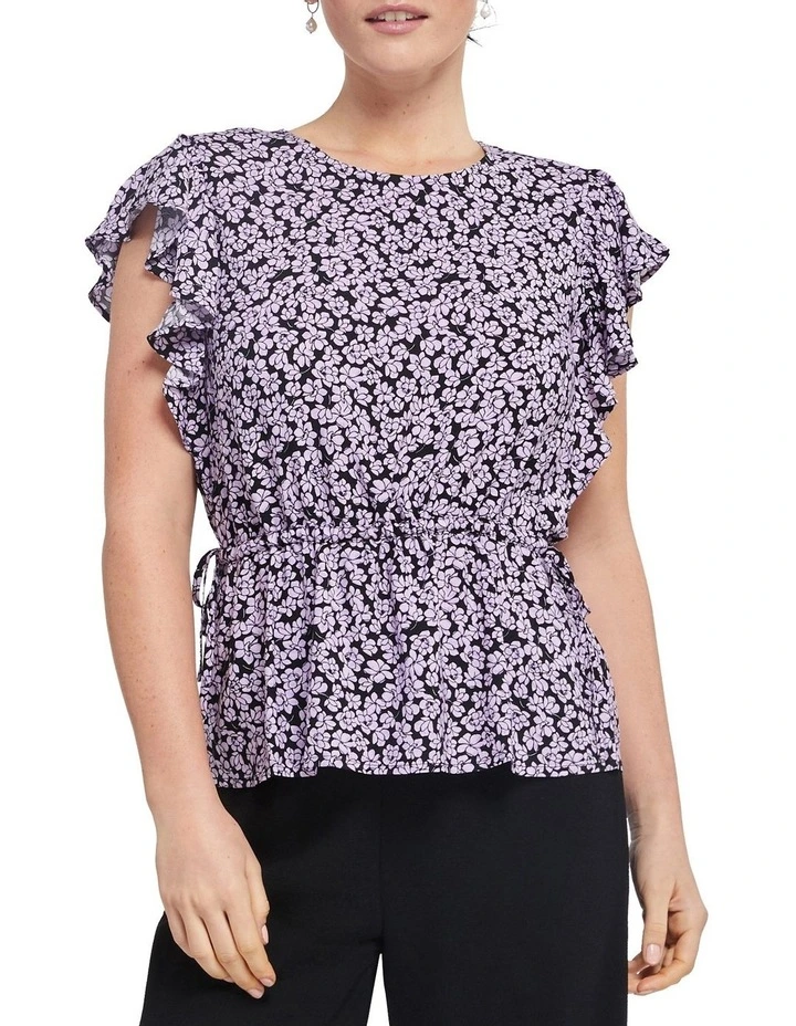 Brand new π Stella Lavender Floral Top In Purple Multi π€©