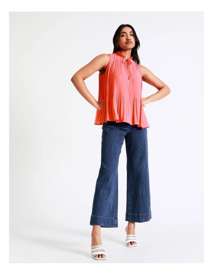 Brand new π₯ Basque Micro Pleat Top In Coral π - Image 2