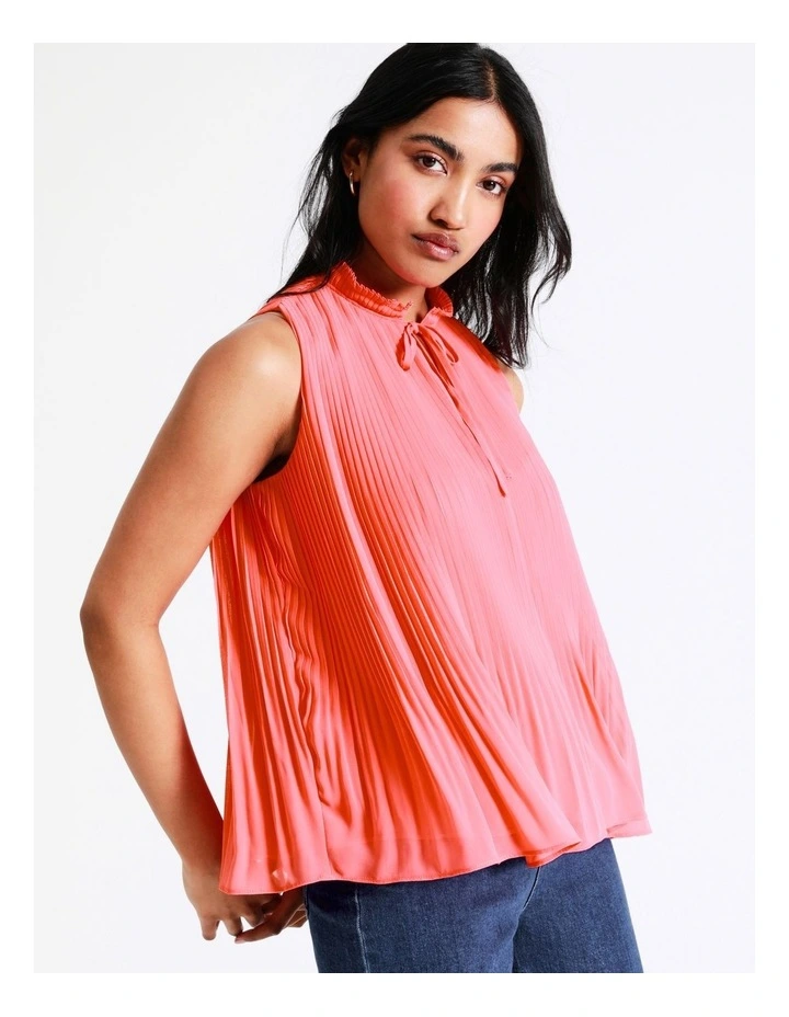 Brand new π₯ Basque Micro Pleat Top In Coral π - Image 3