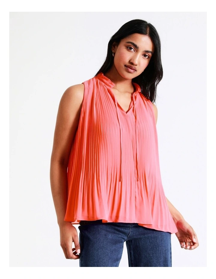 Brand new π₯ Basque Micro Pleat Top In Coral π - Image 4