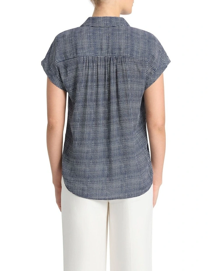 New π David Lawrence Fila Geo Blouse In Midnight π - Image 3