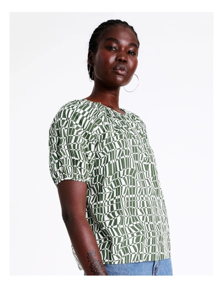 Coupon π₯ Vero Moda Sava Short Sleeve Top Laurel Wreath π - Image 3