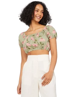 Best Pirce 😀 Princess Highway Marmalade Top Green 🛒