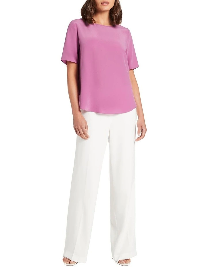 Best deal π₯ David Lawrence Malene Silk Tee In Violet π - Image 2