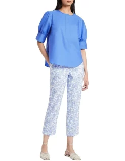 Flash Sale 🎁 David Lawrence Ulani Cotton 👕 Shirt In Bluebell 🌟