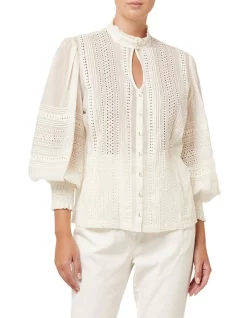 Cheap 🥰 Ministry Of Style Mystical Embroidery Blouse Ivory 😀
