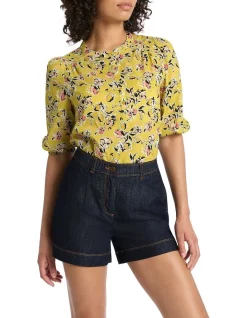 Top 10 👍 Marcs Whole Lotta Love Cotton 👕 Shirt In Ceylon Multi 🧨