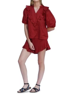 Promo π MLM Label Margot Blouse In Red π