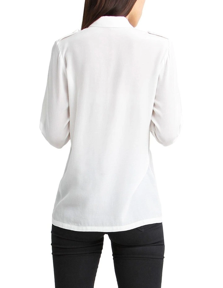 Promo π Belle & Bloom Eclipse Cream Rolled Sleeve Blouse π - Image 3