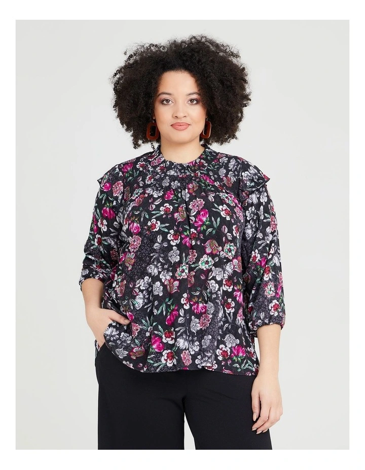 Hot Sale π₯ Taking Shape Natural Bridget Shirred Top In Multi π