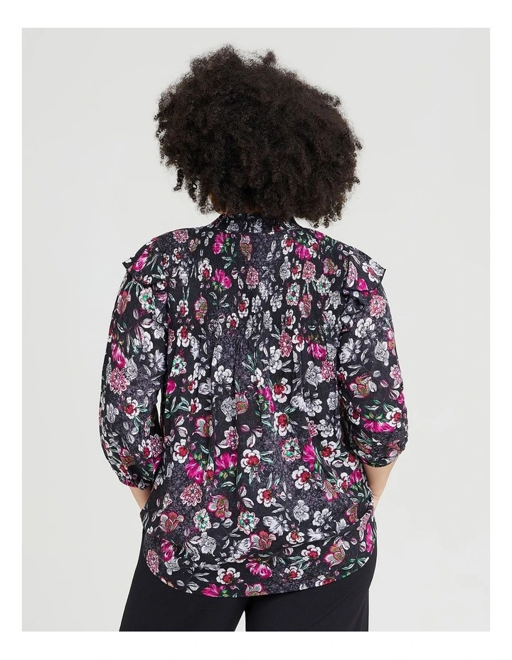 Hot Sale π₯ Taking Shape Natural Bridget Shirred Top In Multi π - Image 2