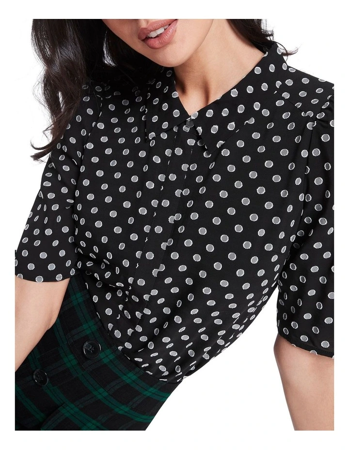 Hot Sale π Marcs A Spot Odyssey Top Black/Ivory π₯° - Image 4