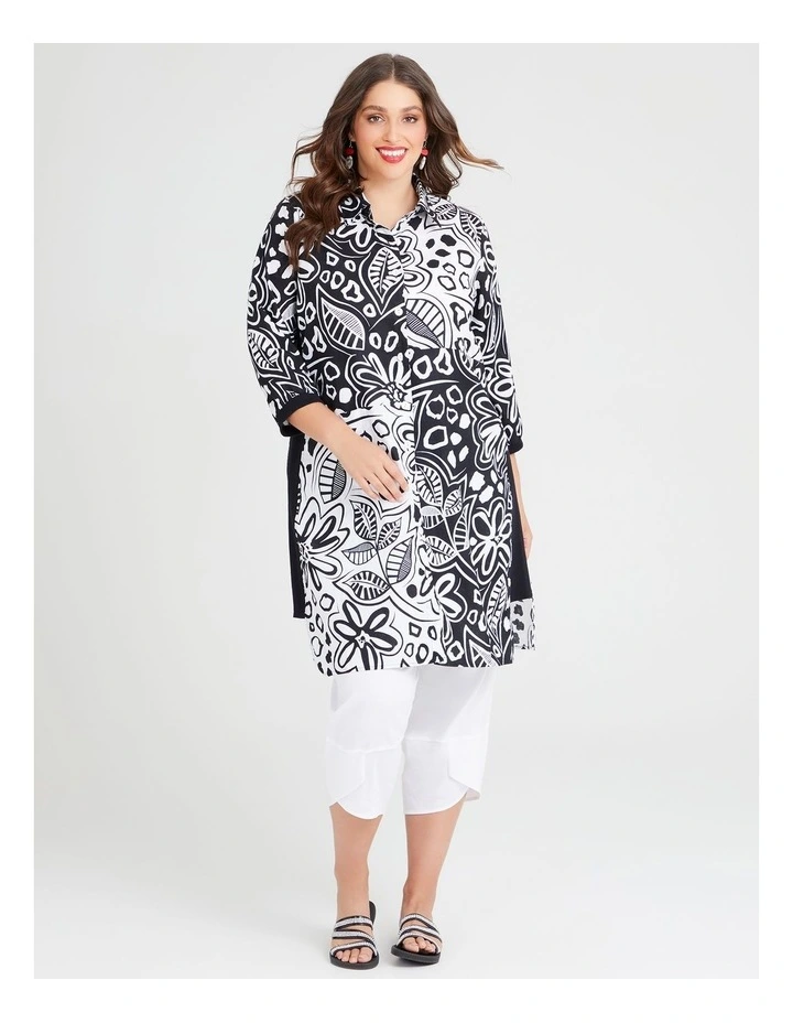 New π Taking Shape Linen Monochromatic π Shirt π - Image 5