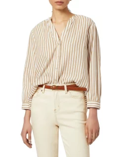 Best Pirce 🎁 David Lawrence Dahlia Stripe Blouse 🧨