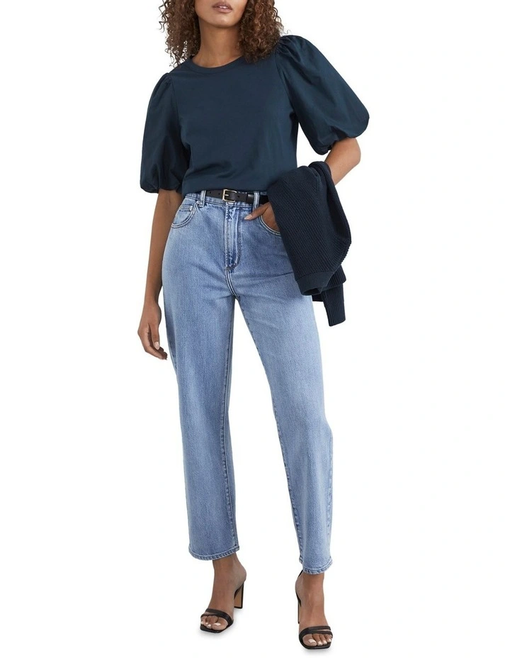 Best Pirce π French Connection Spliced Puff Sleeve Top π€© - Image 2