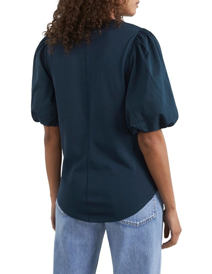 Best Pirce π French Connection Spliced Puff Sleeve Top π€© - Image 3