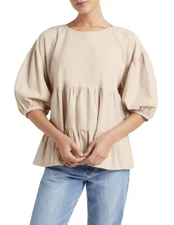 Promo 💯 French Connection Cord Tiered Top ✔️