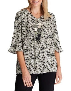 Best deal 🛒 Black Pepper Jemima Blouse In Green Multi 💯