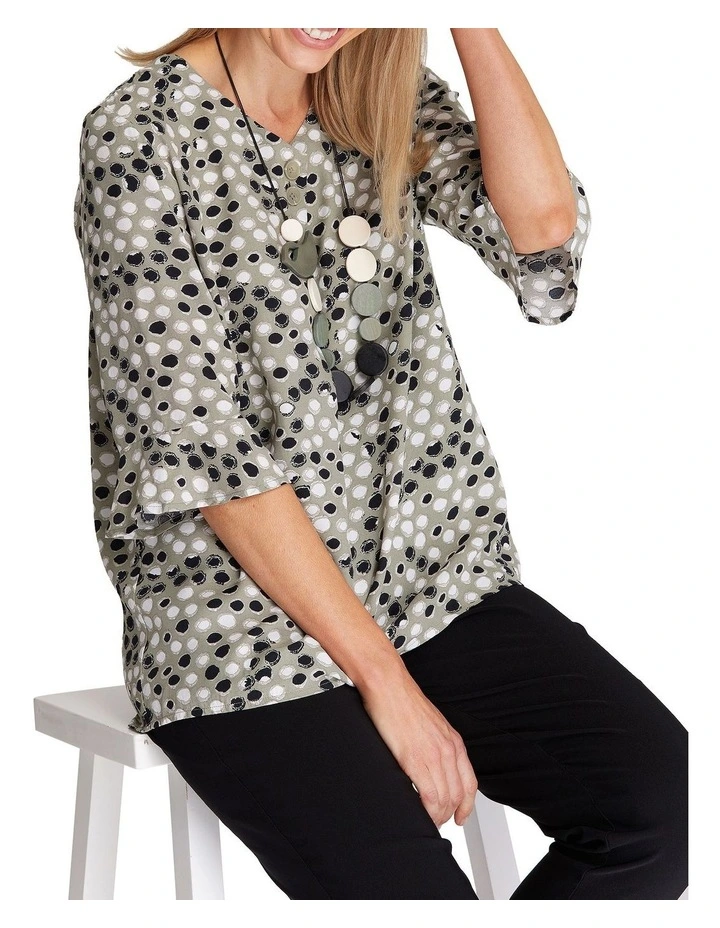 Best deal π Black Pepper Jemima Blouse In Green Multi π― - Image 4