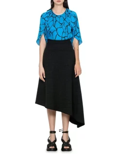 Buy 🧨 Veronika Maine Cracked Earth Top In Azure Blue 🛒