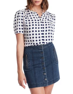 Wholesale π Marcs Robyn Spot Blouse In Ivory Multi β