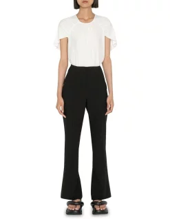 Top 10 ⌛ Cue Gathered Cape Sleeve Top In White 🎉