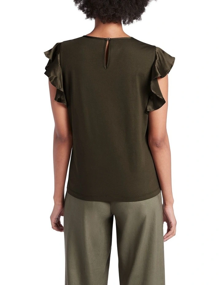 Brand new π Marcs Emryn Satin Sleeve Top In Forest Night β¨ - Image 3