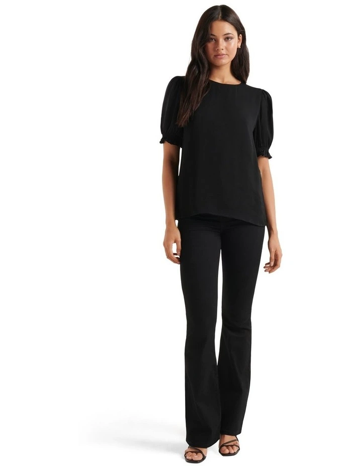 Best deal π Forever New Alana Puff Sleeve Blouse In Black π - Image 5
