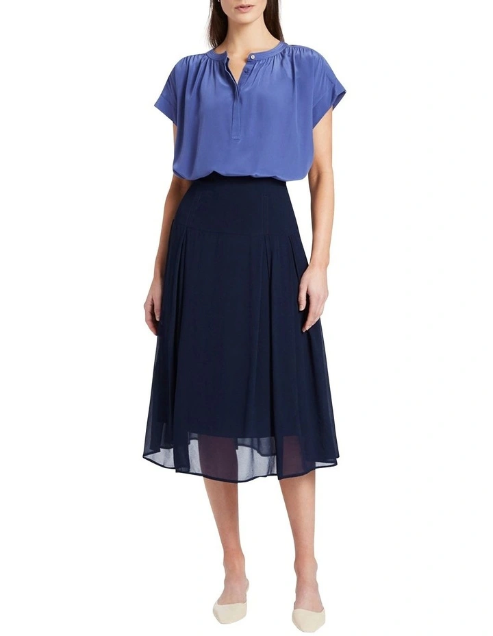 Budget π David Lawrence Norma Silk Mx Top PACIFIC π― - Image 2